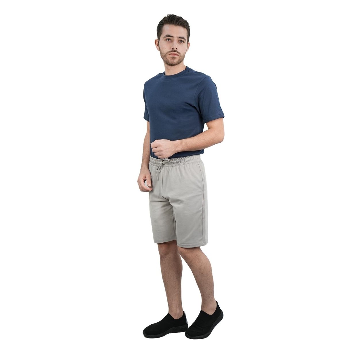 Men's Sorona Interlock Knit Shorts: Comfort & Style S - Shop Giordano