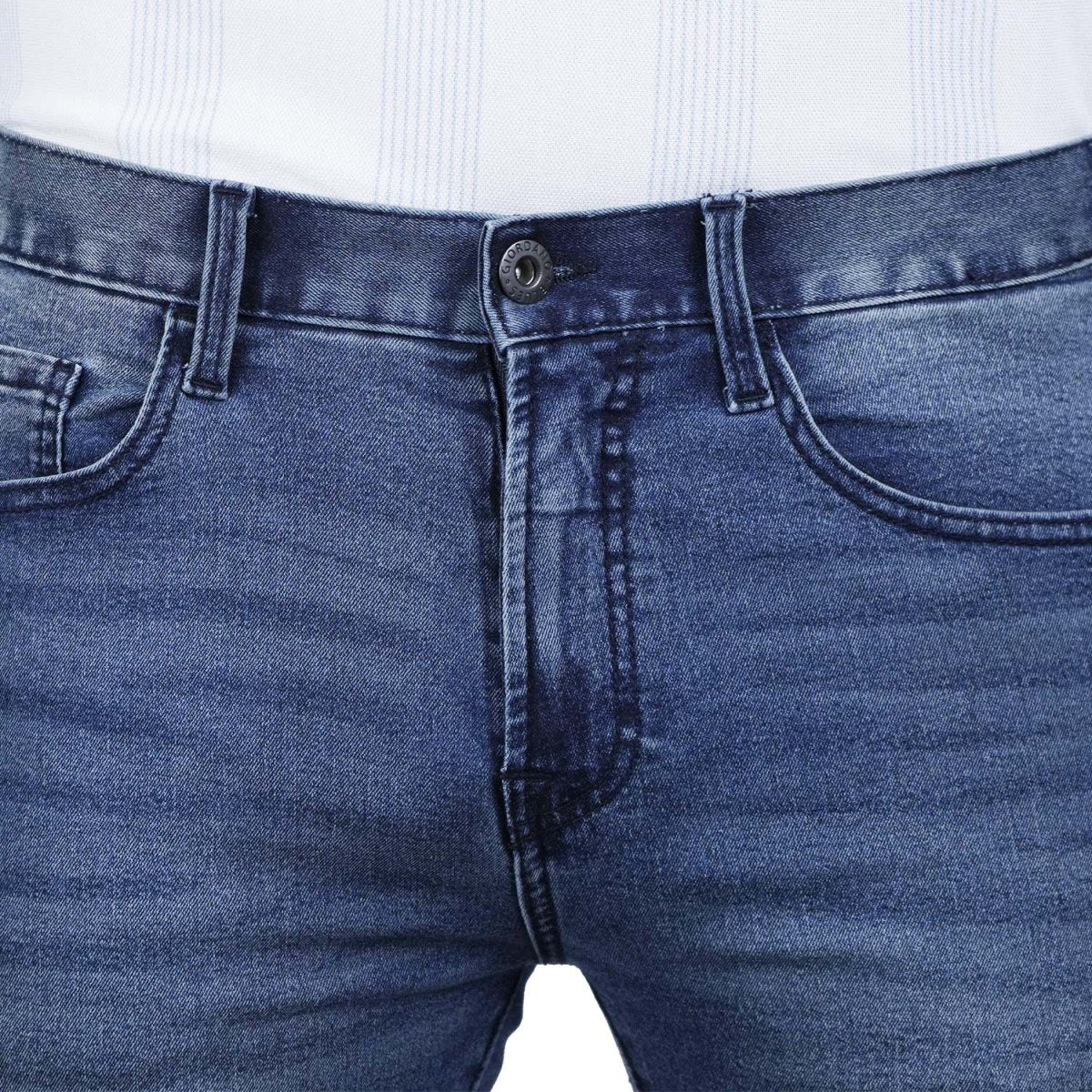 Men’S Stretch Denim Low - Rise Skinny Tapered Fit Jeans - Giordano
