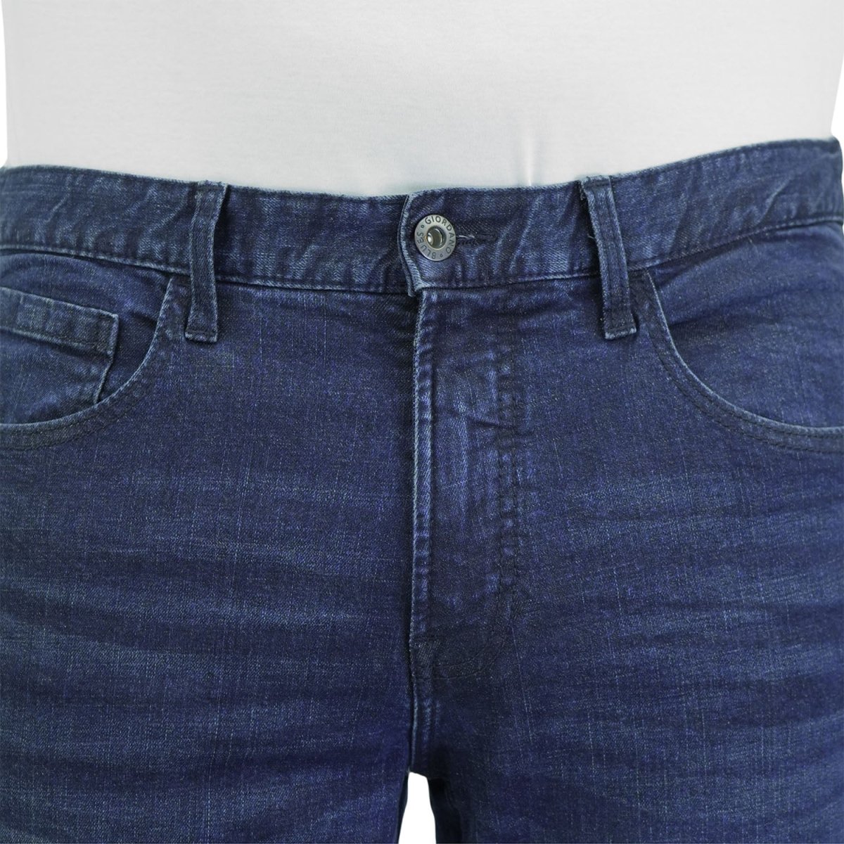 Men's Stretch Denim Skinny Tapered Jeans - Giordano