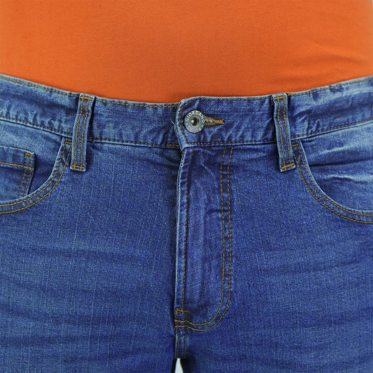 Men's Stretch Denim Skinny Tapered Jeans - Giordano