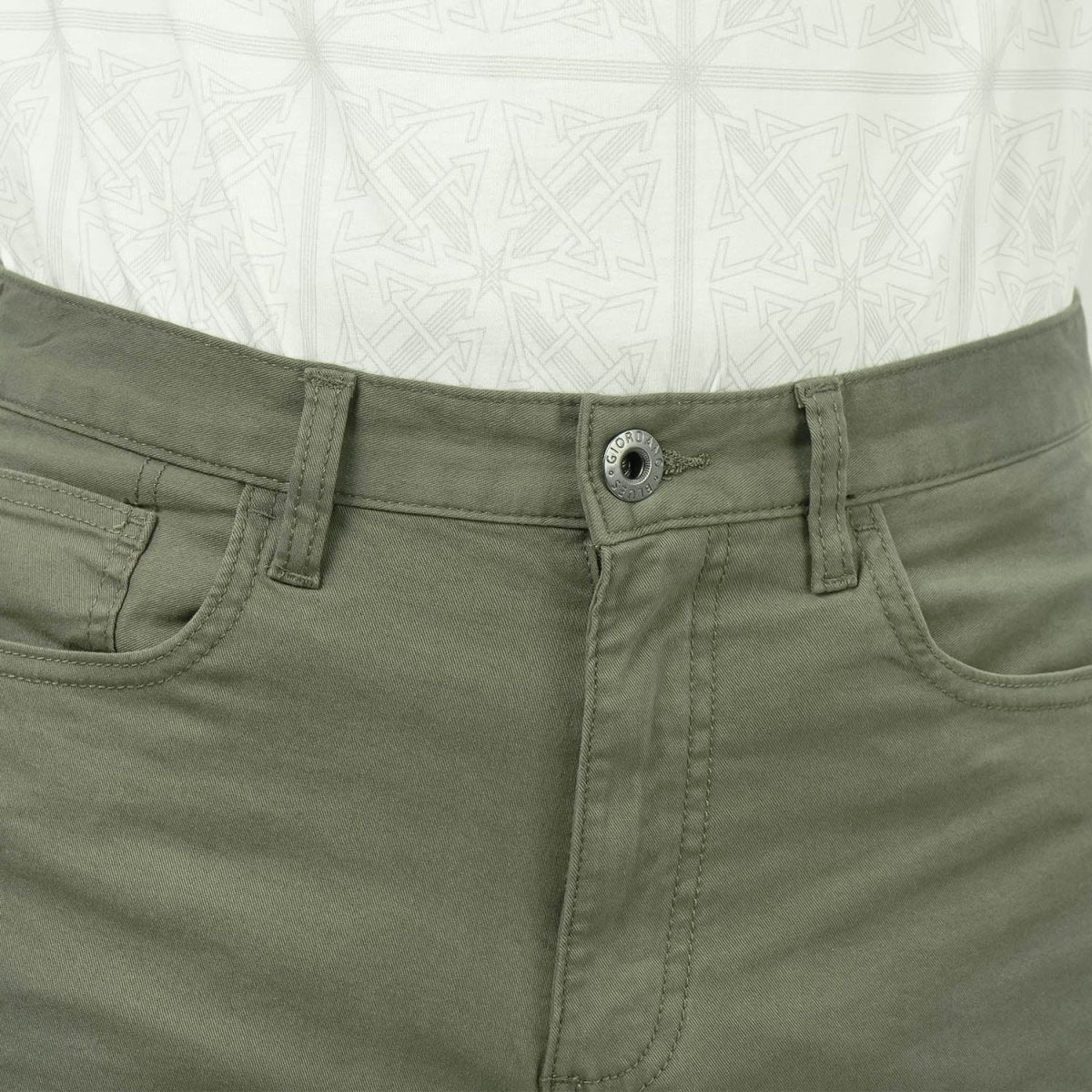 Men's Stretch Twill Khakis - Giordano