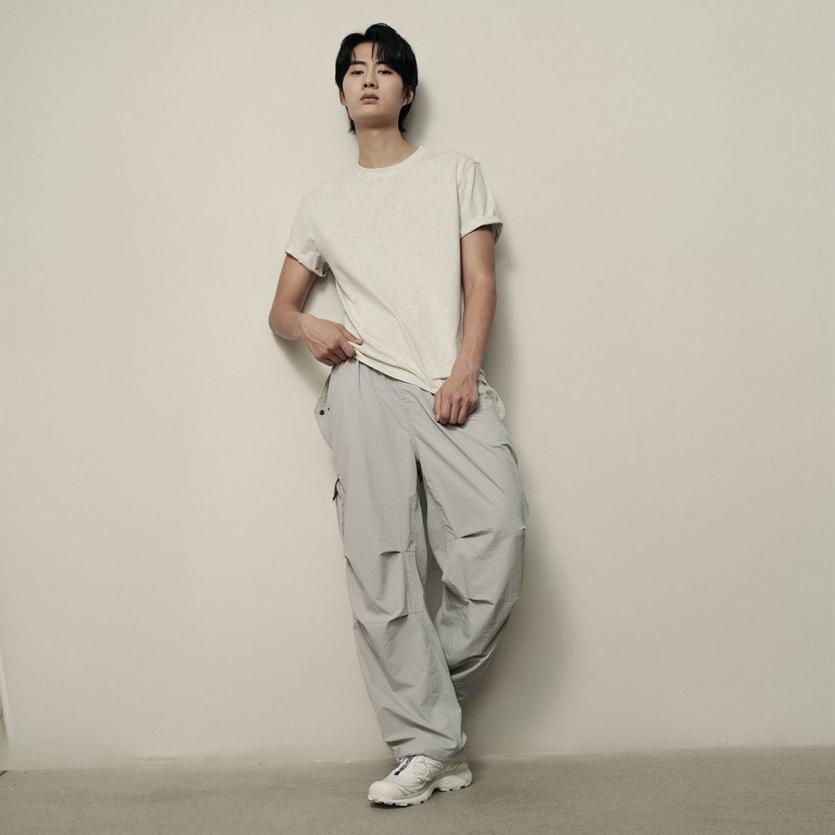 Men’S Tapered Nylon - Spandex Pants – Sleek Fit & Everyday Flex | Korea Collection - Giordano