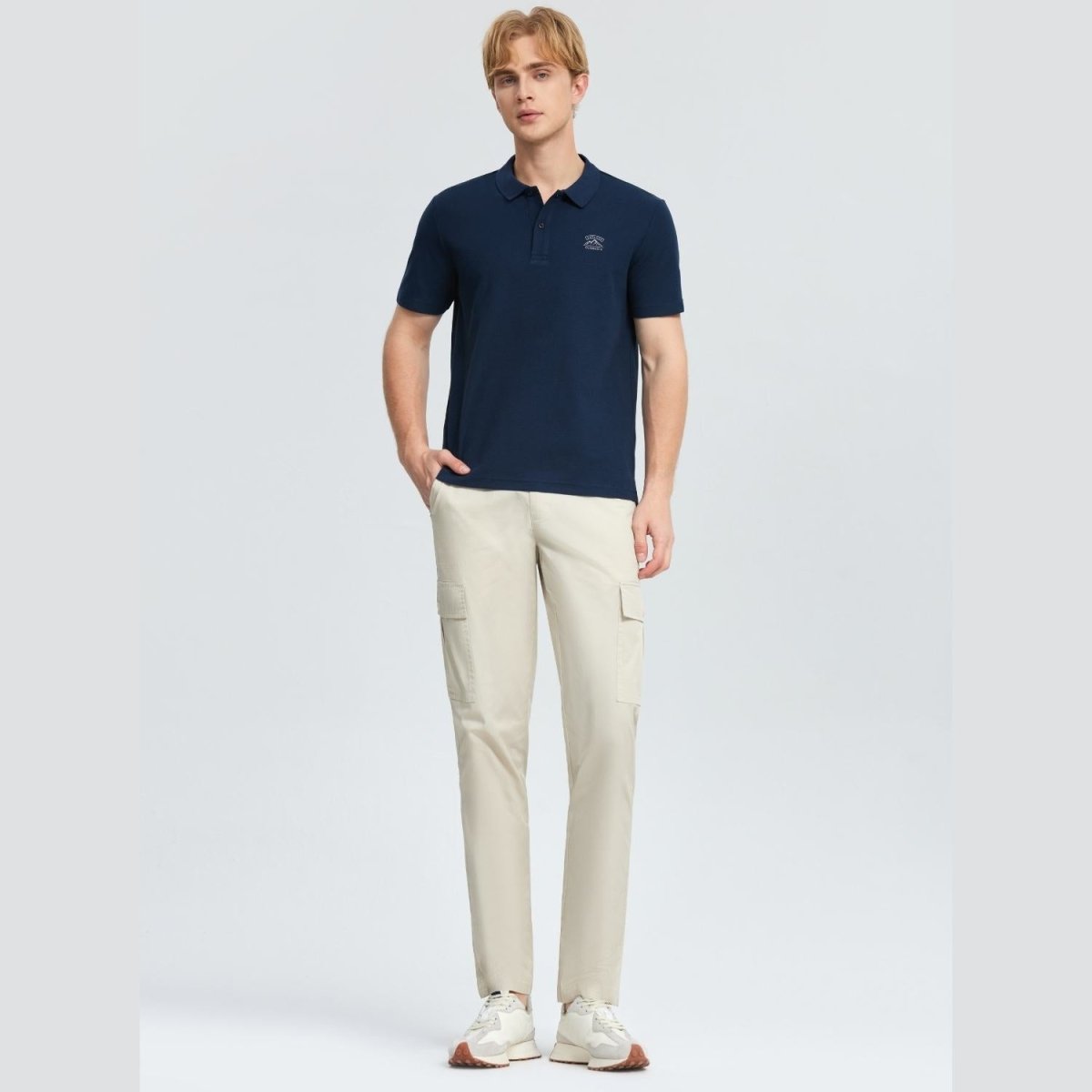Men's Waffle Polo - Giordano