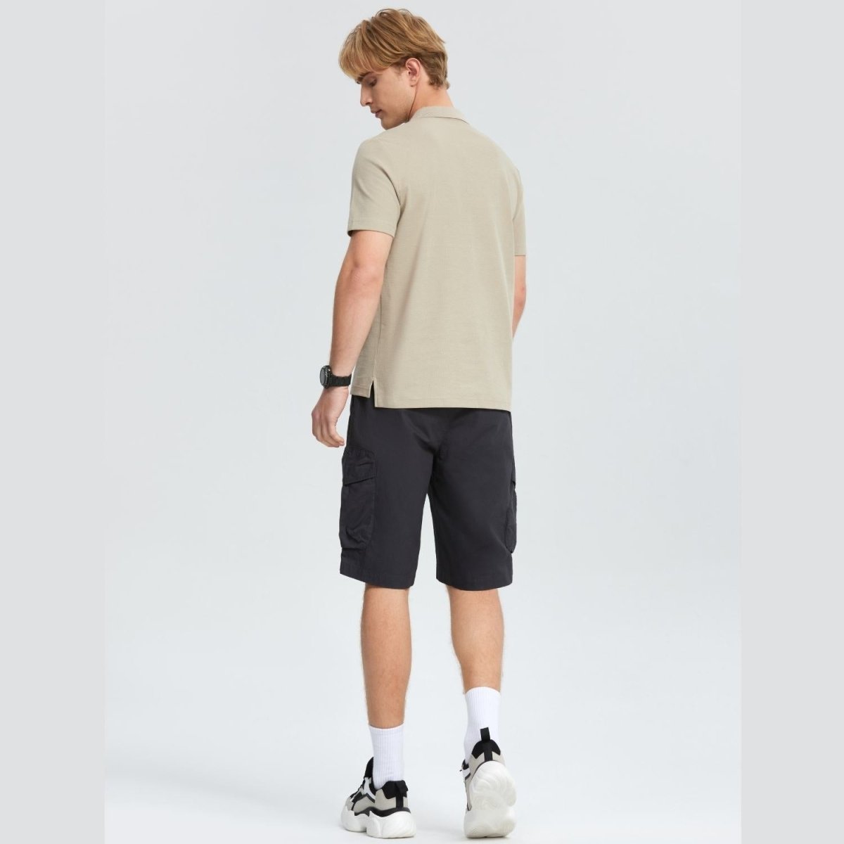 Men's Waffle Polo - Giordano
