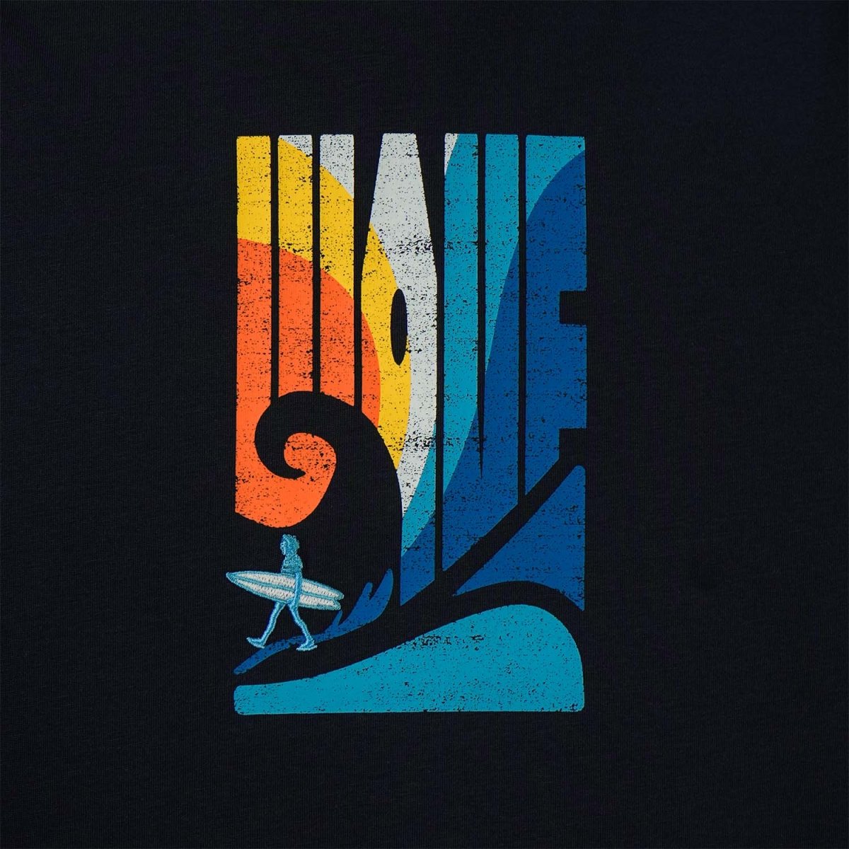 Men's Wave Print Jersey Print Tee - Giordano