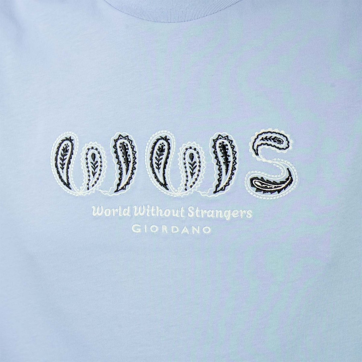 Men's World Without Strangers Print Tee - Slim Fit, Crew Neck, Cotton - Giordano