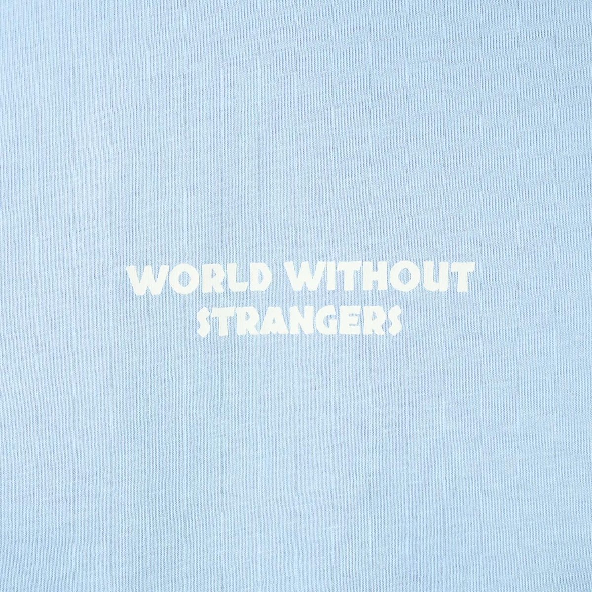 Men's World Without Strangers Print Tee - Slim Fit, Crew Neck, Cotton S - Shop Giordano