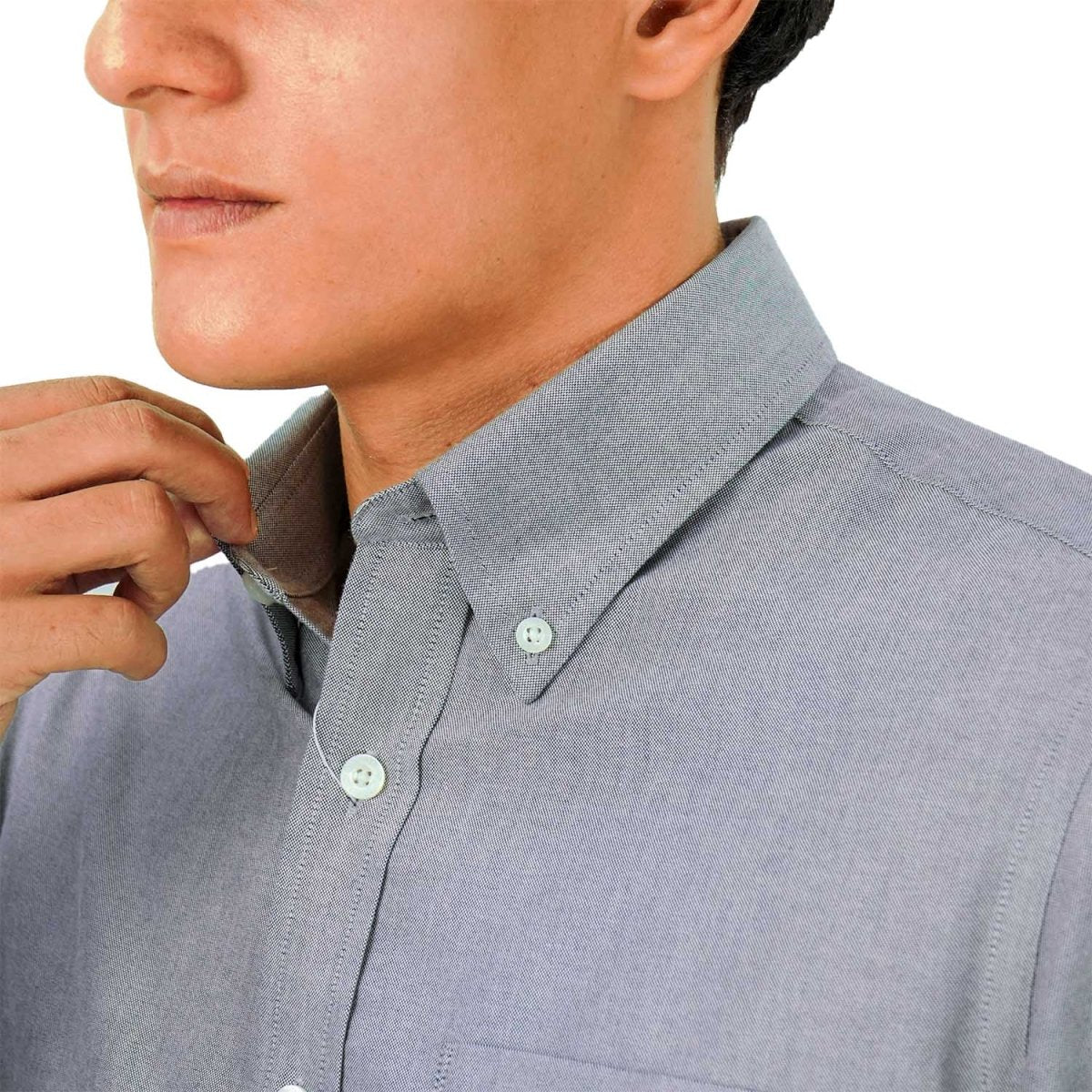 Men's Wrinkle - Free Cotton Oxford Long Sleeve Shirt - Giordano