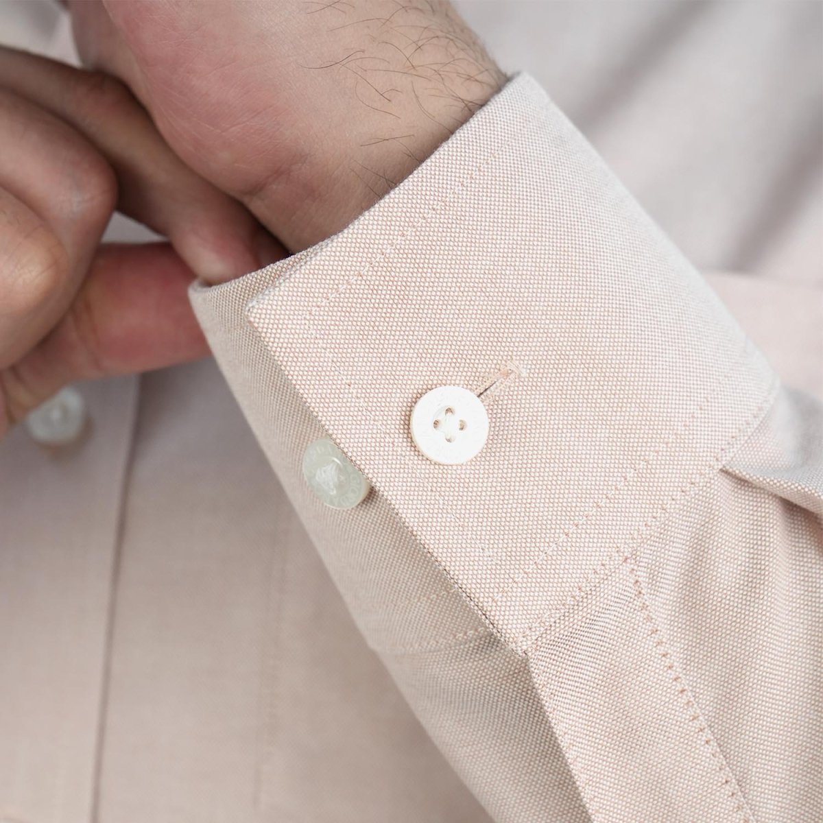 Men's Wrinkle - Free Cotton Oxford Long Sleeve Shirt - Giordano
