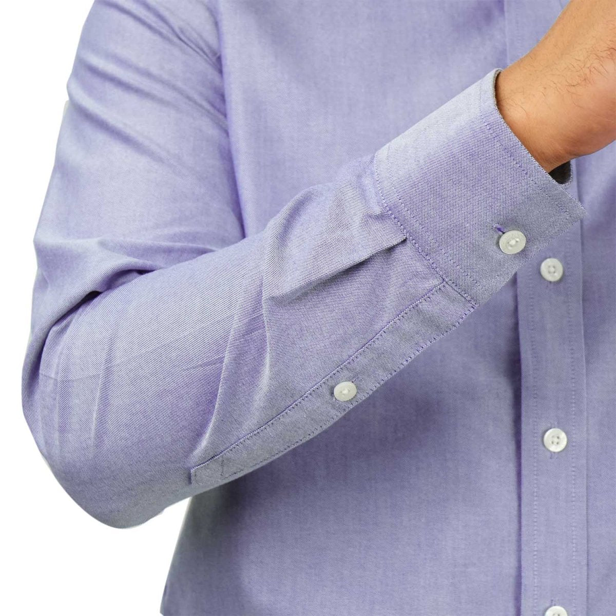 Men's Wrinkle - Free Cotton Oxford Long Sleeve Shirt - Giordano
