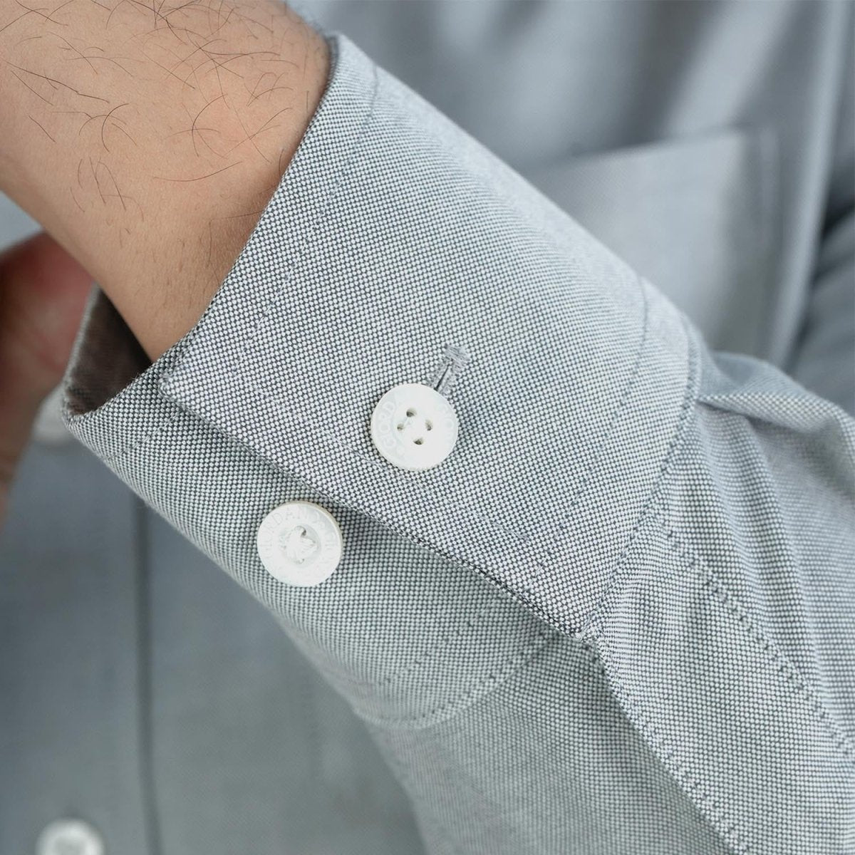 Men's Wrinkle - Free Cotton Oxford Long Sleeve Shirt - Giordano