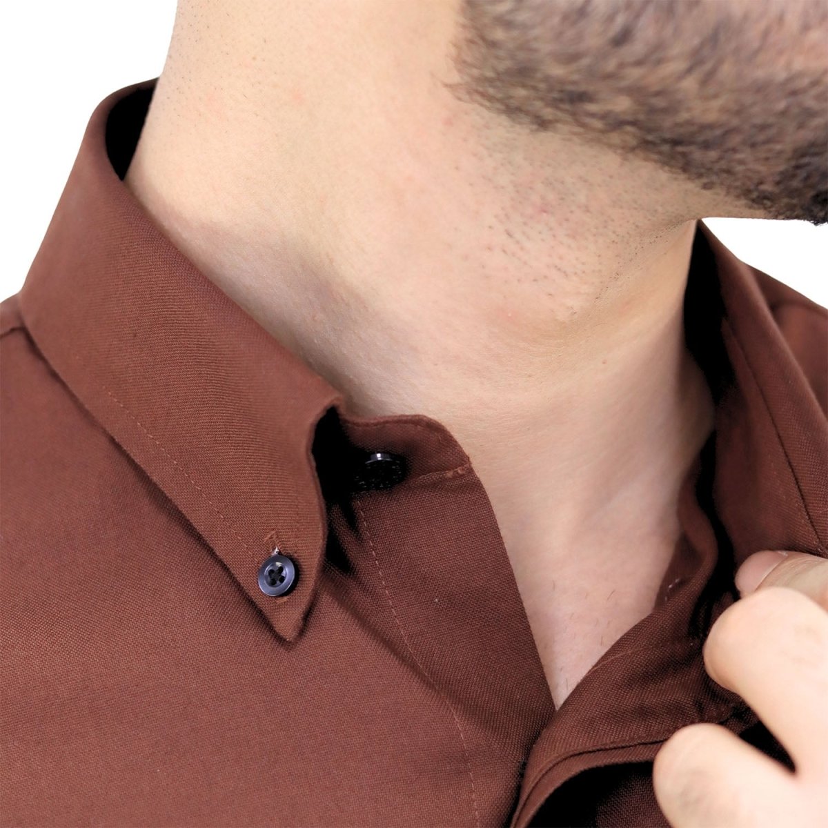 Men's Wrinkle Free Cotton Oxford Short Sleeve Shirt - Giordano