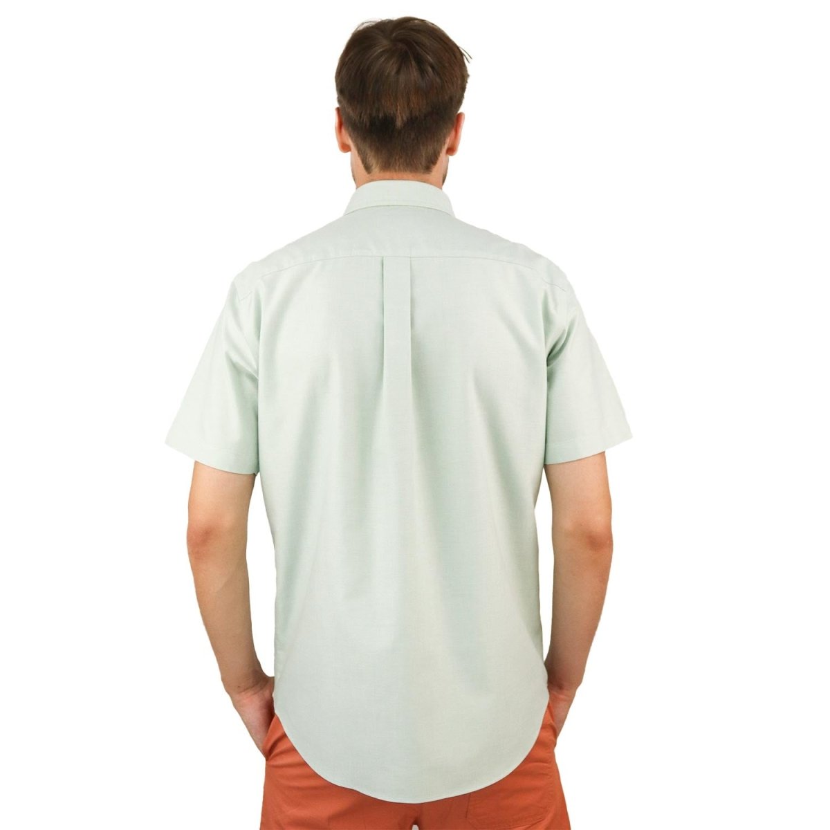 Men's Wrinkle Free Cotton Oxford Short Sleeve Shirt - Giordano