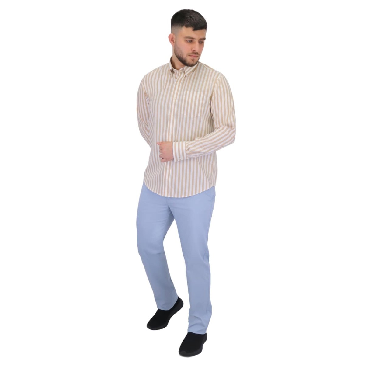 Men's Wrinkle Free Cotton Shirt: Comfort & Style - Giordano