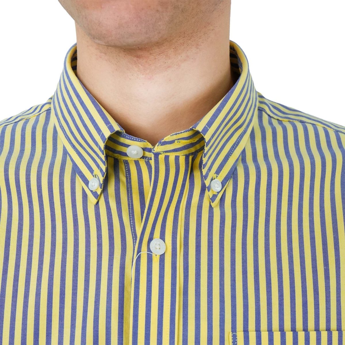Men's Wrinkle - Free Long Sleeve Cotton Oxford Shirt - Giordano