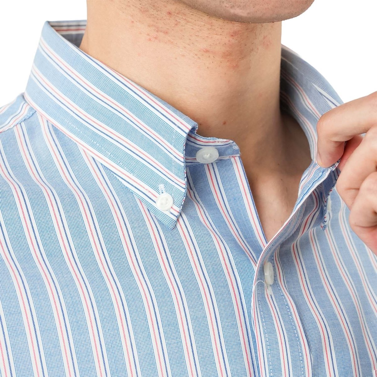 Men's Wrinkle - Free Long Sleeve Cotton Oxford Shirt - Giordano