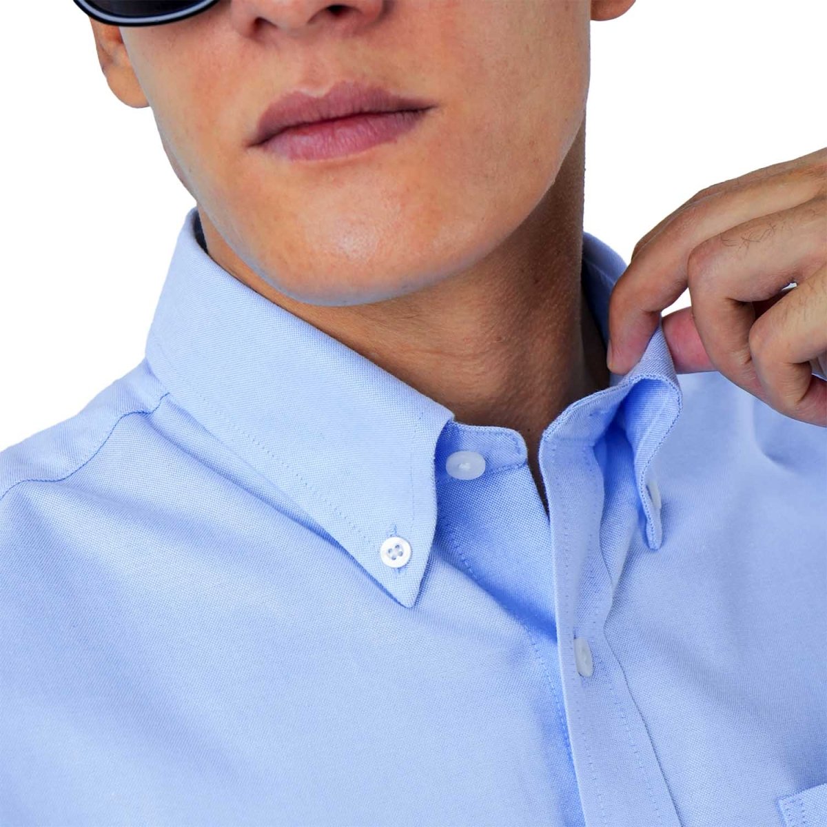 Men's Wrinkle - Free Short Sleeve Cotton Oxford Shirt - Giordano