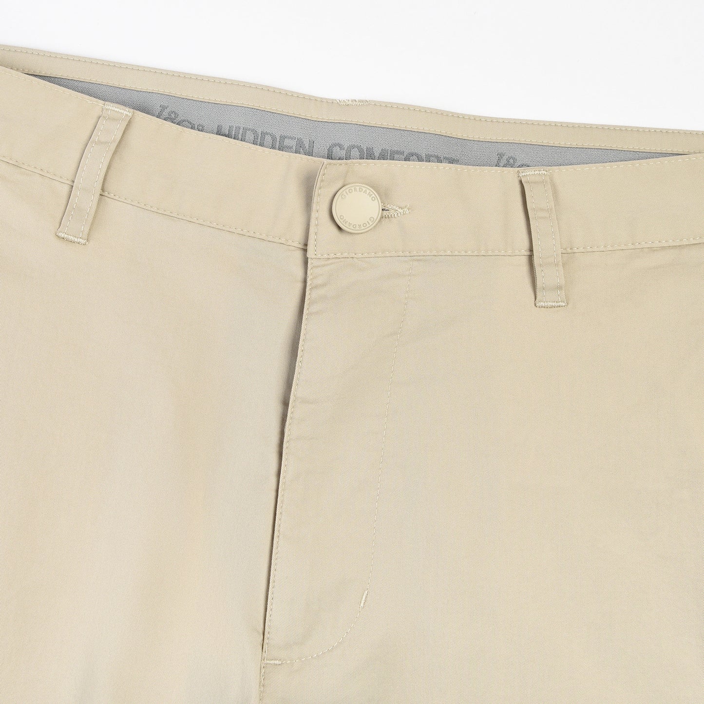 Men's Cotton Nylon Spandex Twill Low Rise Slim Fit Shorts