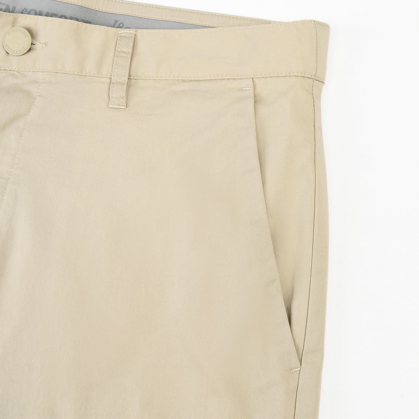 Men's Cotton Nylon Spandex Twill Low Rise Slim Fit Shorts