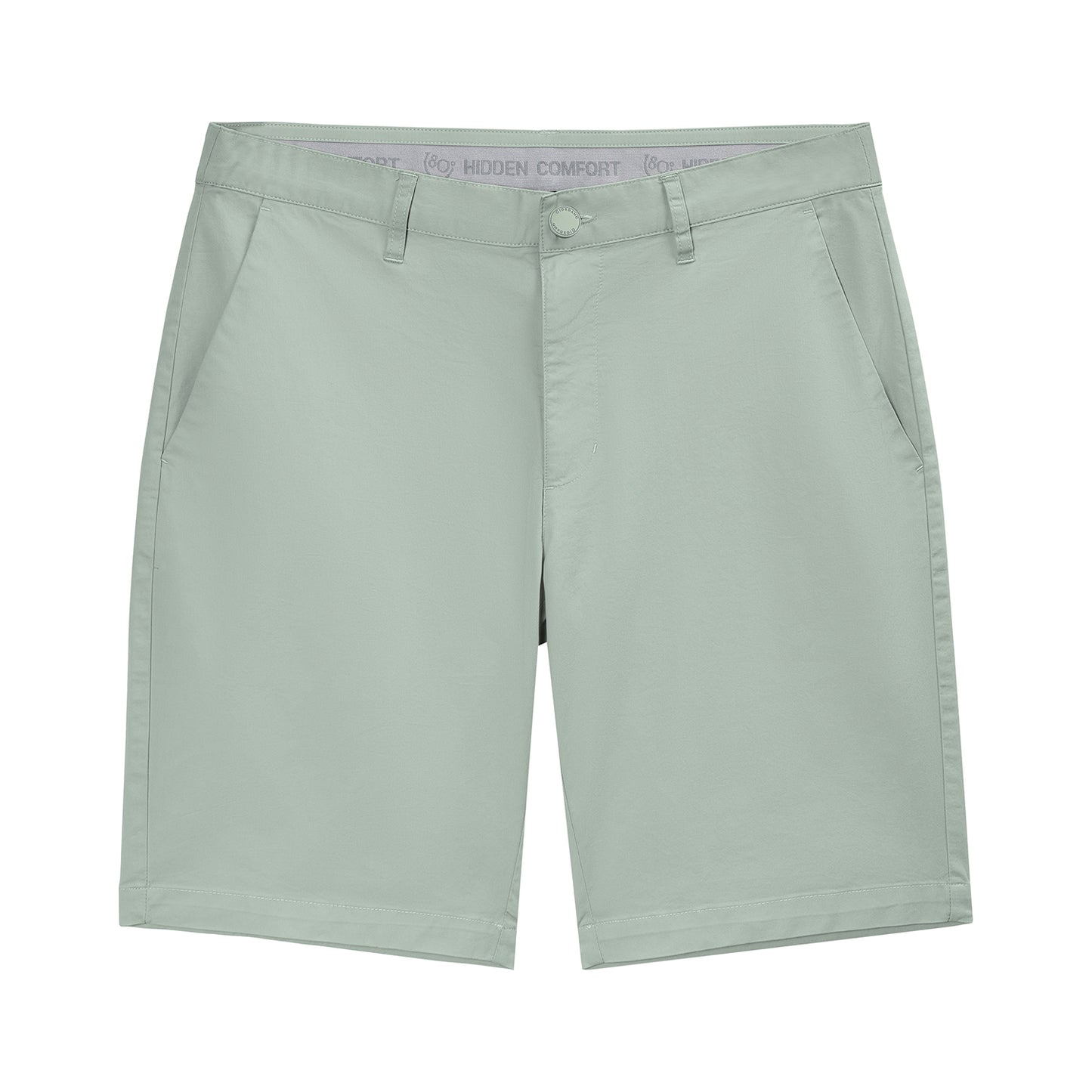 Giordano Men's Cotton Nylon Spandex Twill Low Rise Slim Fit Shorts-Green