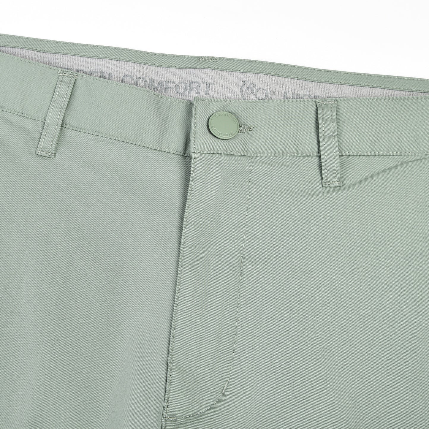 Men's Cotton Nylon Spandex Twill Low Rise Slim Fit Shorts