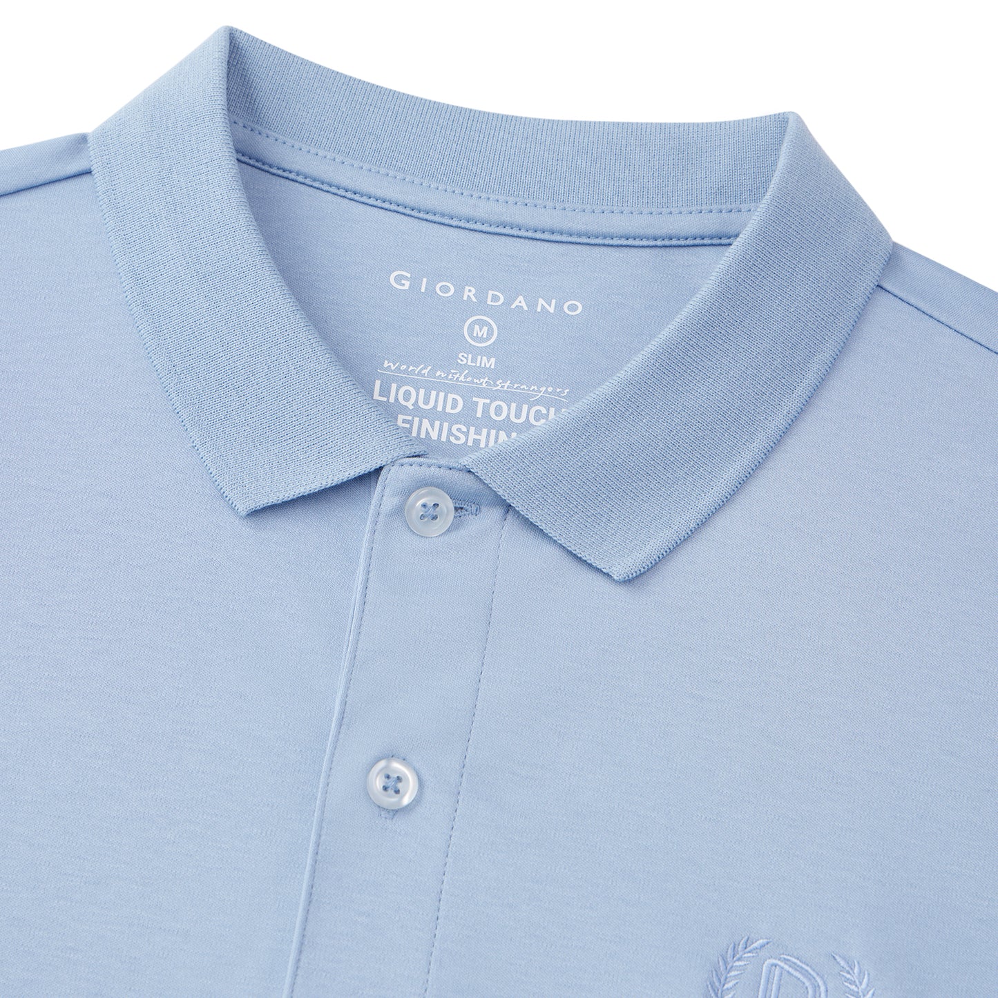 Men's Liquid Touch Polo: Slim Fit Comfort & Lasting Color