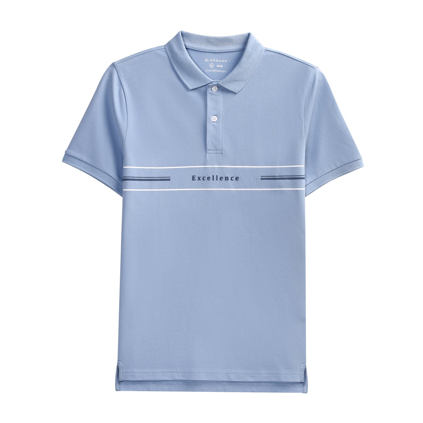 Giordano Men's Polo-Blue