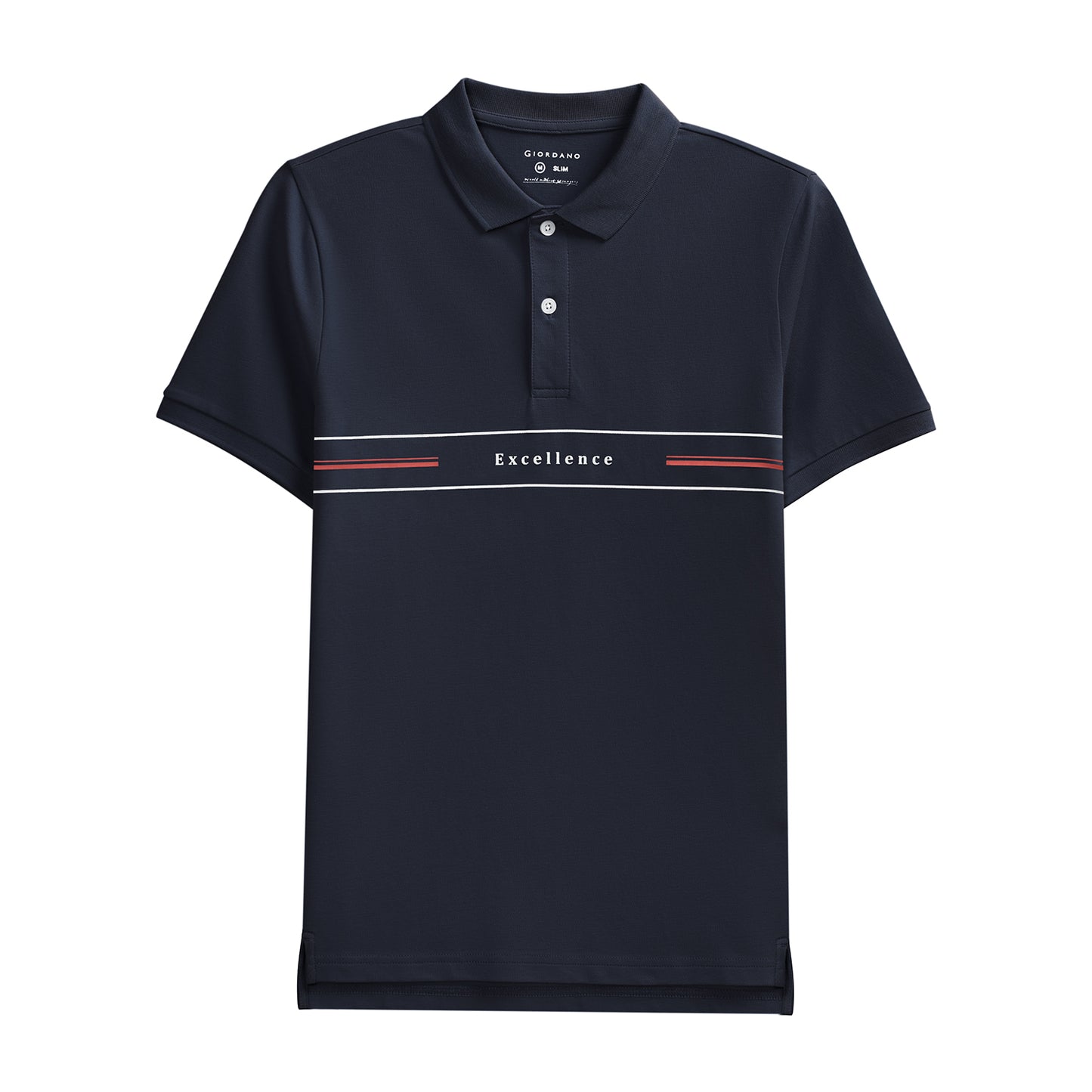 Giordano Men's Polo-Blue