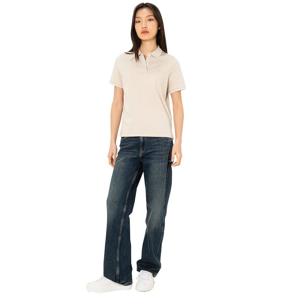Women Cotton Interlock Liquid Touch Polo - Giordano