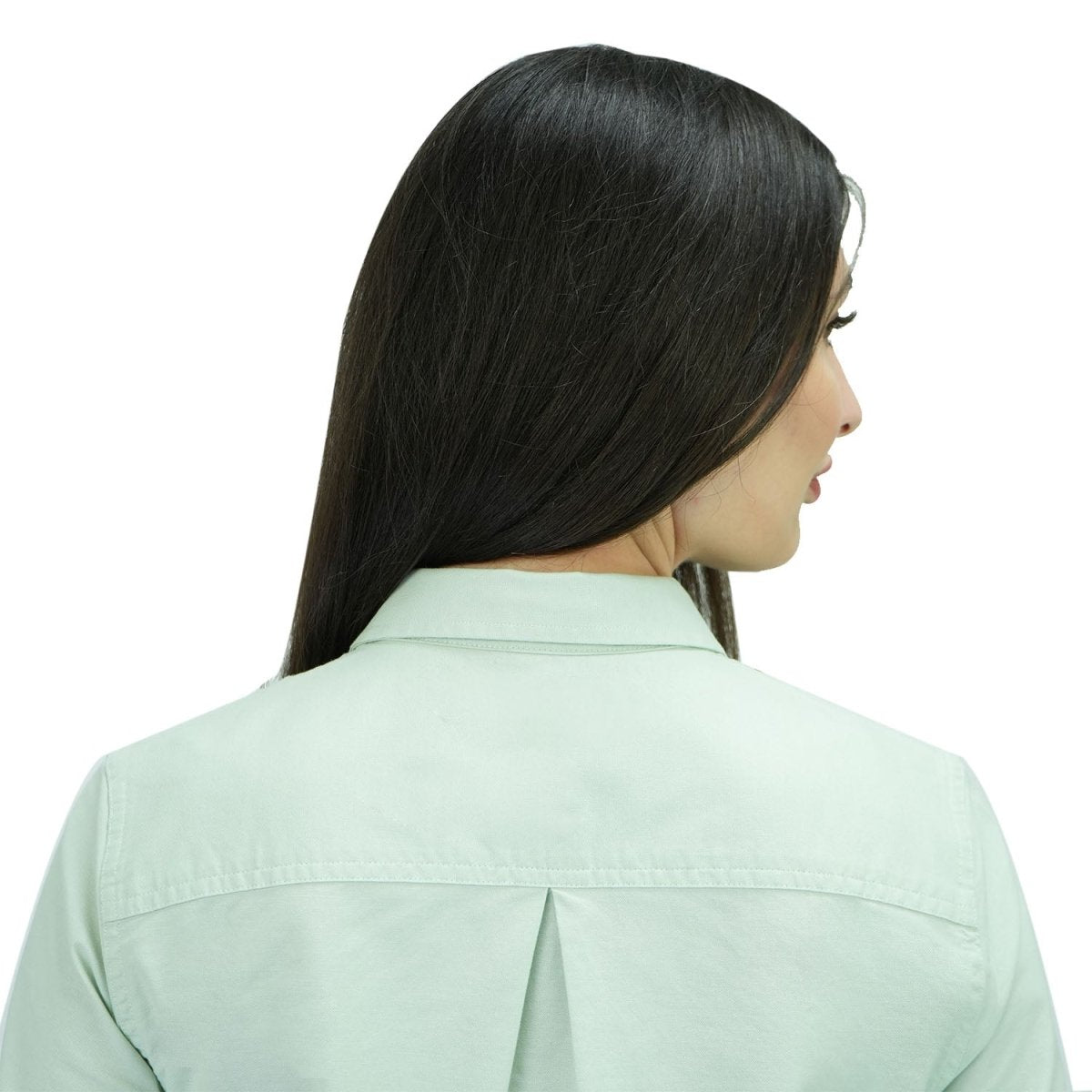 Women Oxford Shirt With Small Lion Embroidery - Giordano