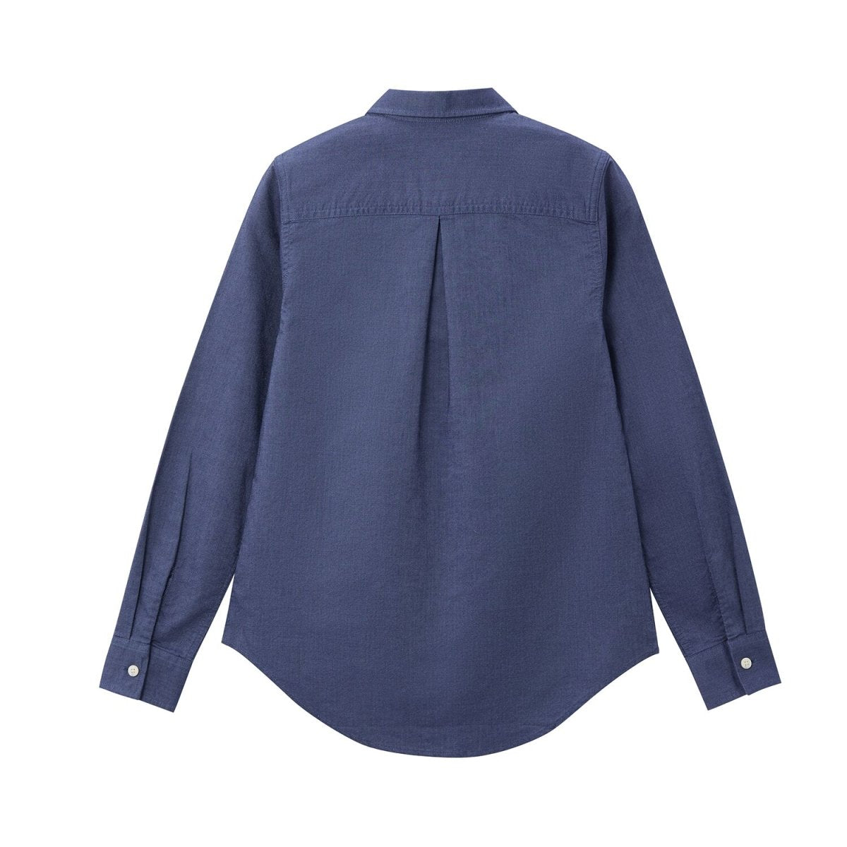 Women Slim Fit Cotton Oxford Shirt | Acute Collar With Embroidery S - Shop Giordano