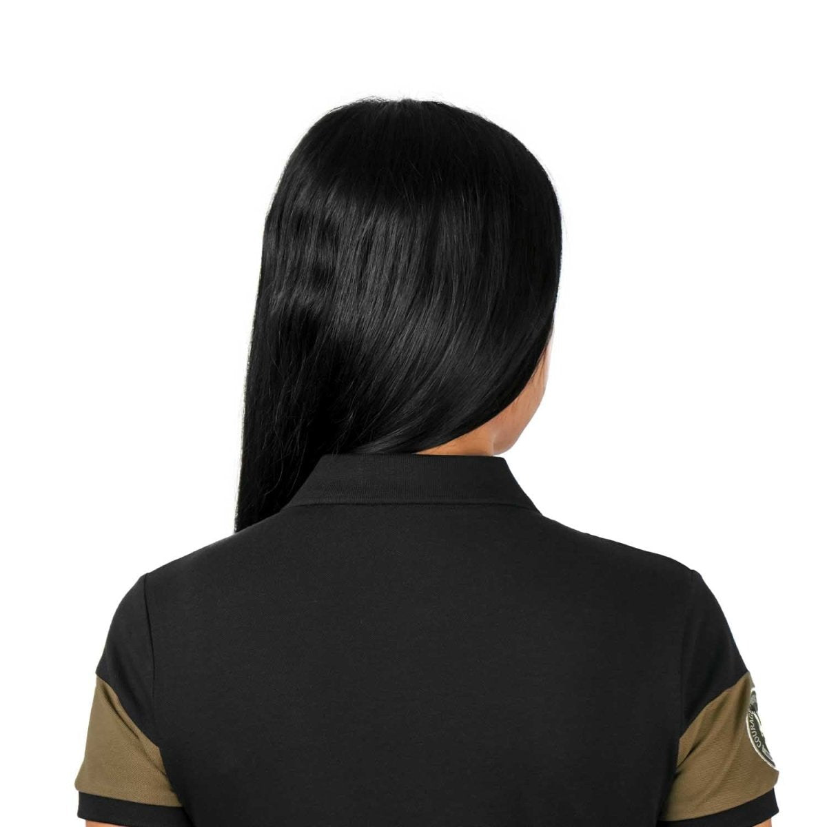 Women's Bold Embroidery Cotton Pique Polo - Slim Fit, Short Sleeve - Giordano