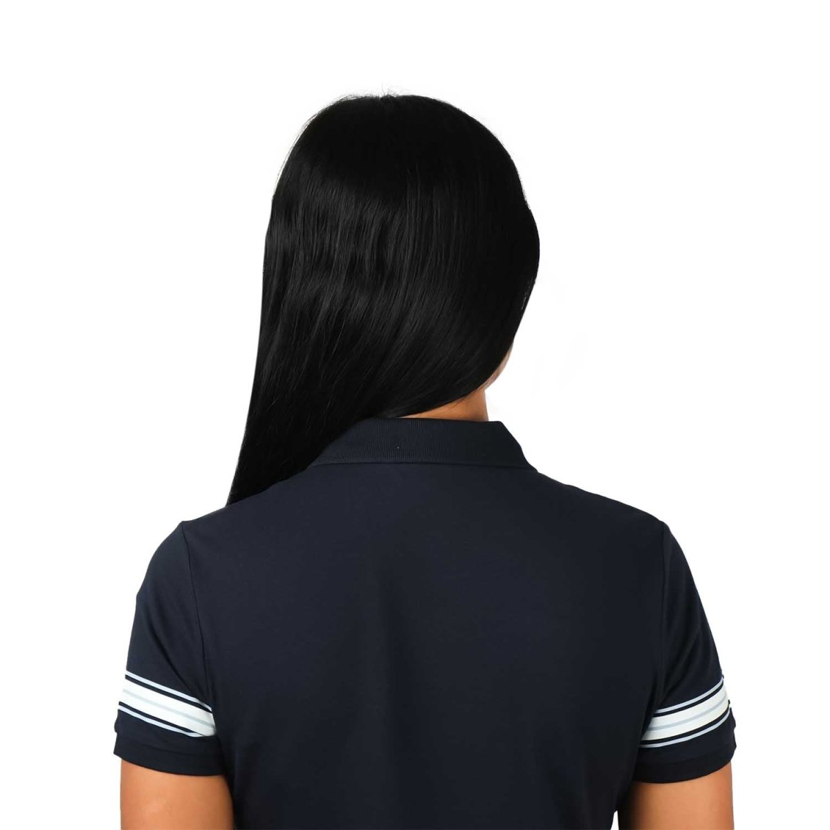 Women's Bold Embroidery Cotton Pique Polo - Slim Fit, Short Sleeve - Giordano