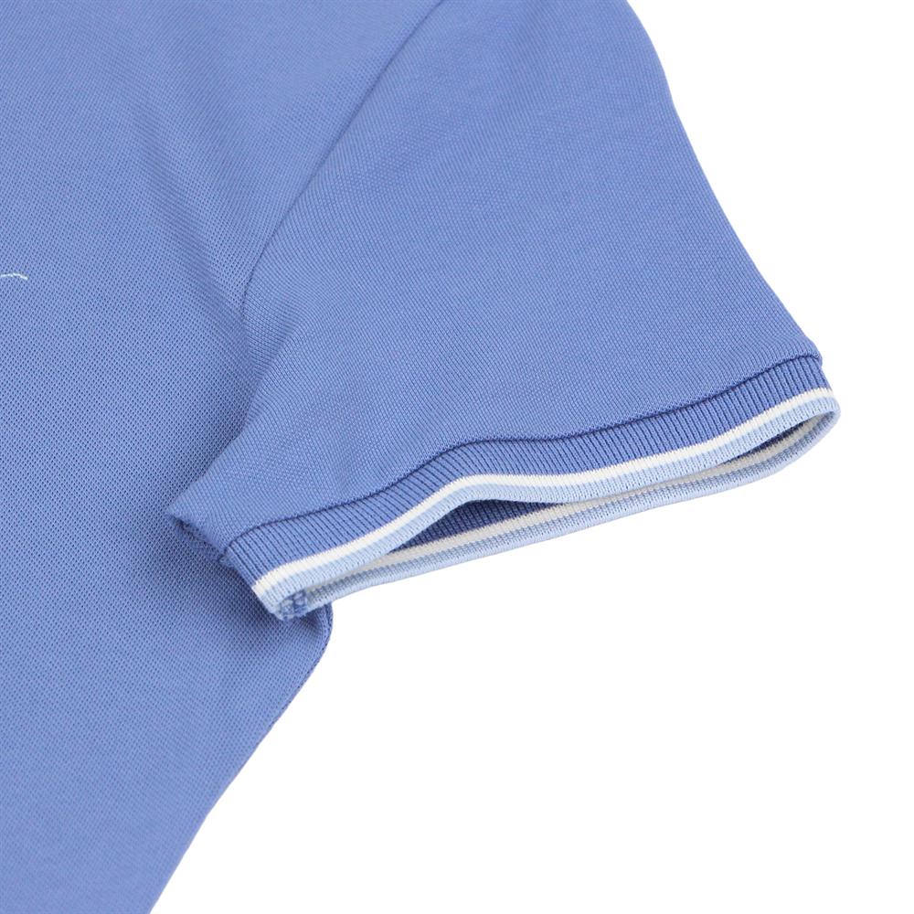 Women's Classic Cotton Pique Polo - Slim Fit, Embroidered Detail - Giordano