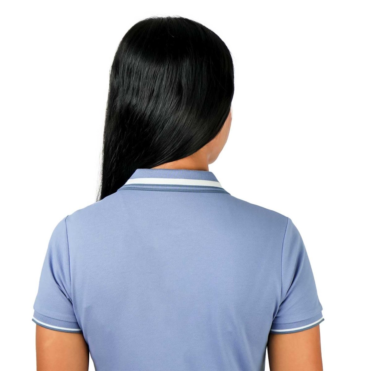 Women's Classic Cotton Pique Polo - Slim Fit, Embroidered Detail - Giordano
