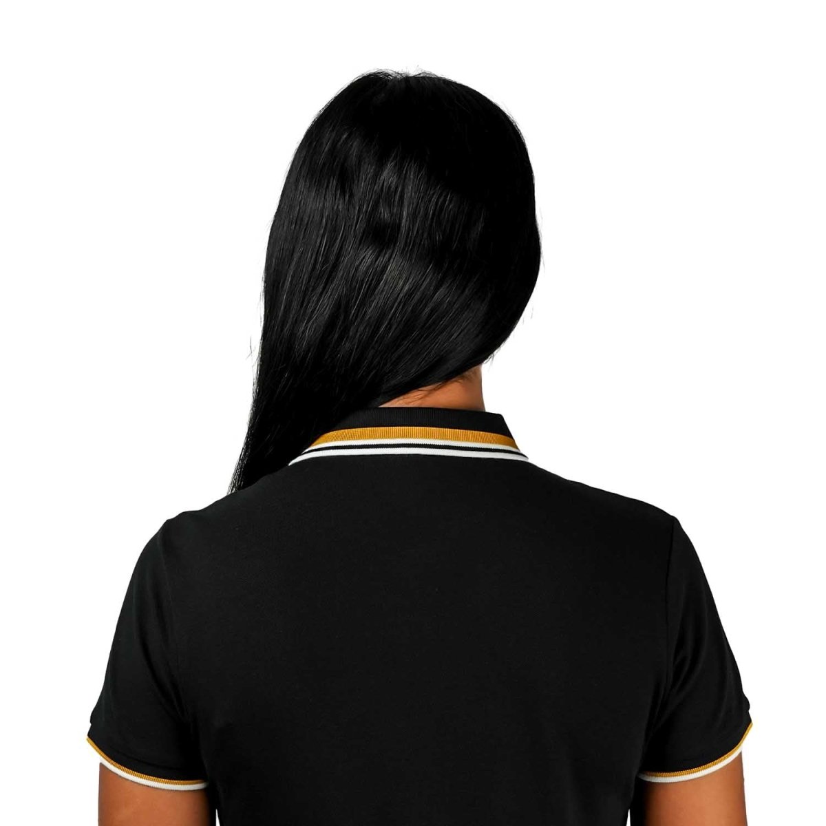 Women's Classic Cotton Pique Polo - Slim Fit, Embroidered Detail - Giordano