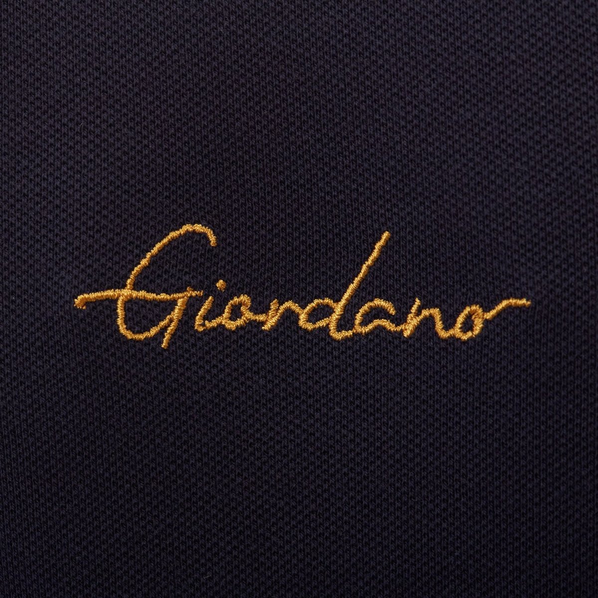 Women's Classic Cotton Pique Polo - Slim Fit, Embroidered Detail - Giordano