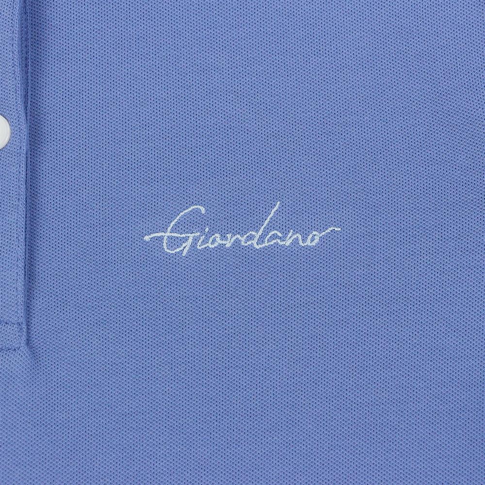 Women's Classic Cotton Pique Polo - Slim Fit, Embroidered Detail - Giordano