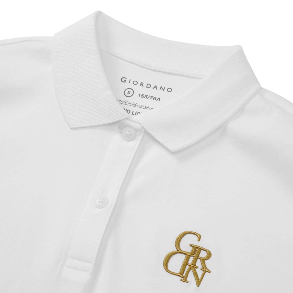Women's Classic Slim Fit Embroidery Liquid Touch Solid Polo - Giordano