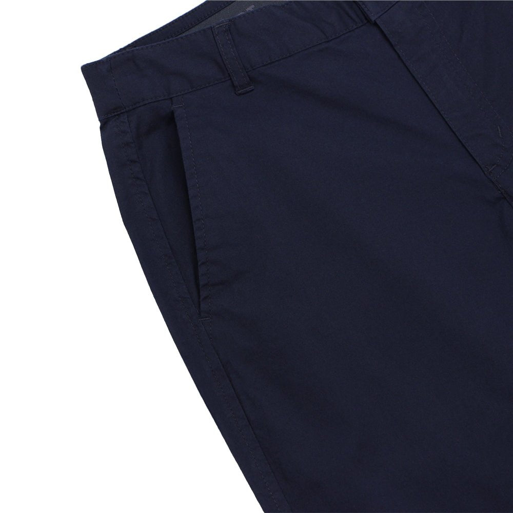 Women's Cotton Elastane Twill Mid Rise Elastic Waist Pants - Giordano