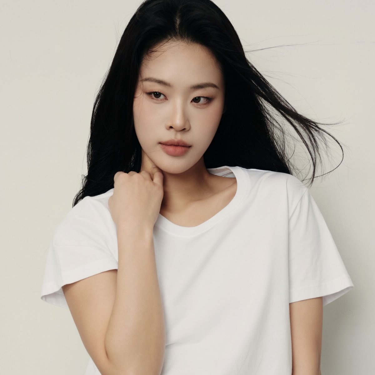 Women's Cotton Jersey Loose Fit Crew Neck Tee | Korea Collection - Giordano