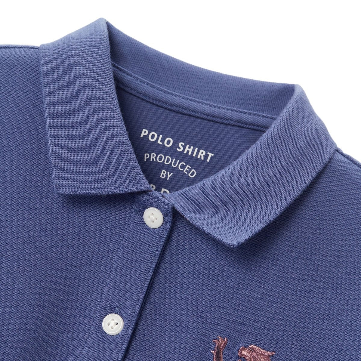 Women's Cotton Lycra 3D Lion Embroidery Polo - Giordano