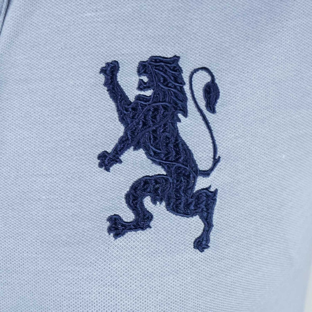 Women's Cotton Lycra 3D Lion Embroidery Polo - Giordano