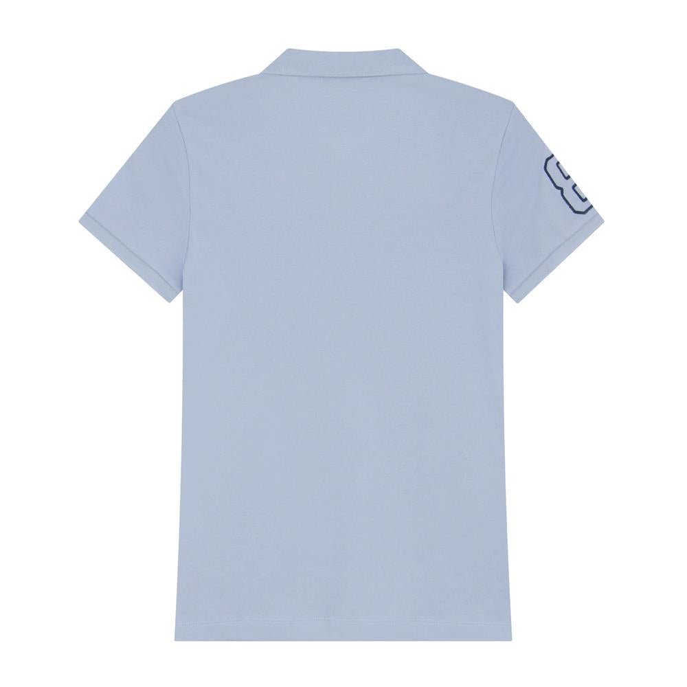 Women's Cotton Lycra 3D Lion Embroidery Polo - Giordano