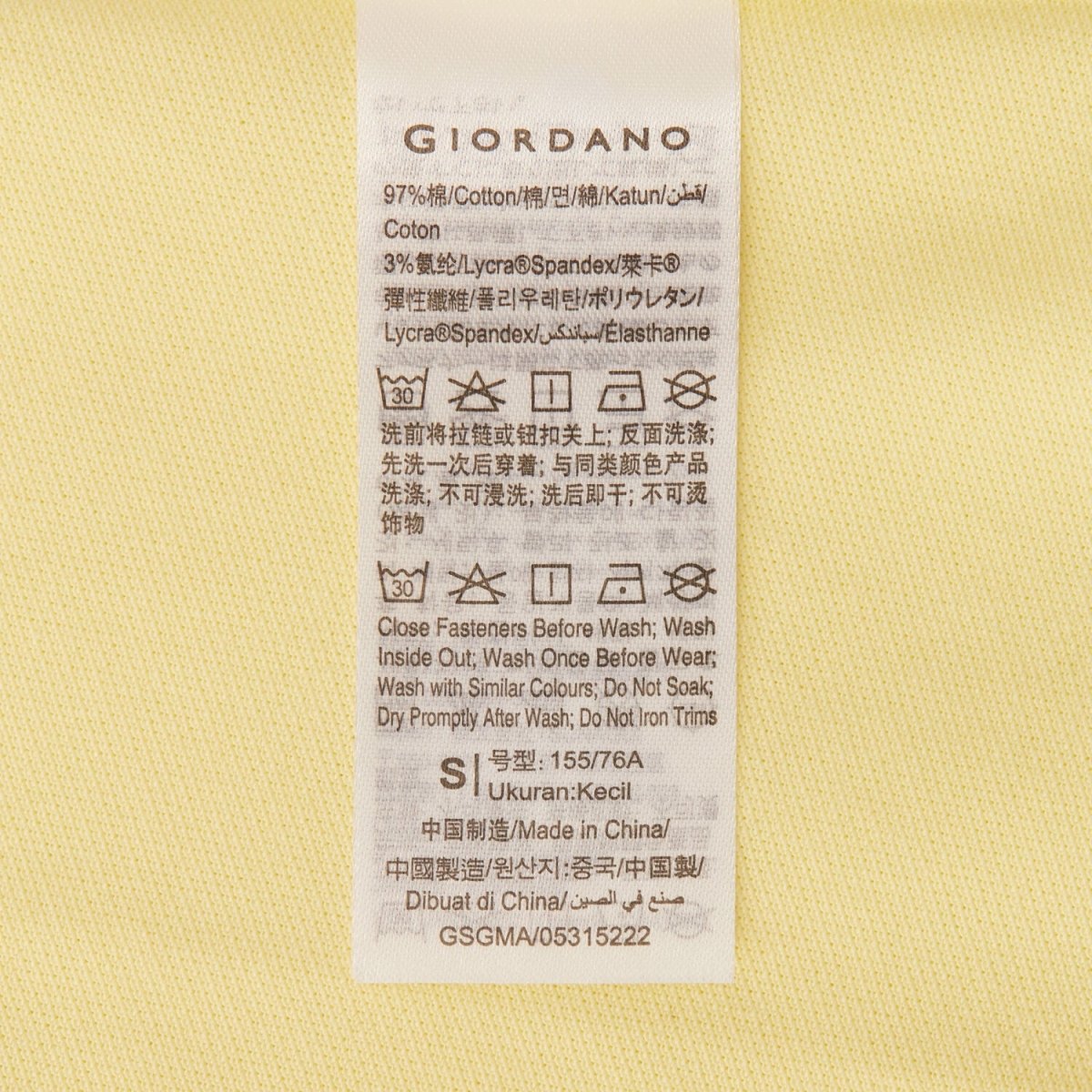 Women's Cotton Lycra 3D Lion Embroidery Polo - Giordano