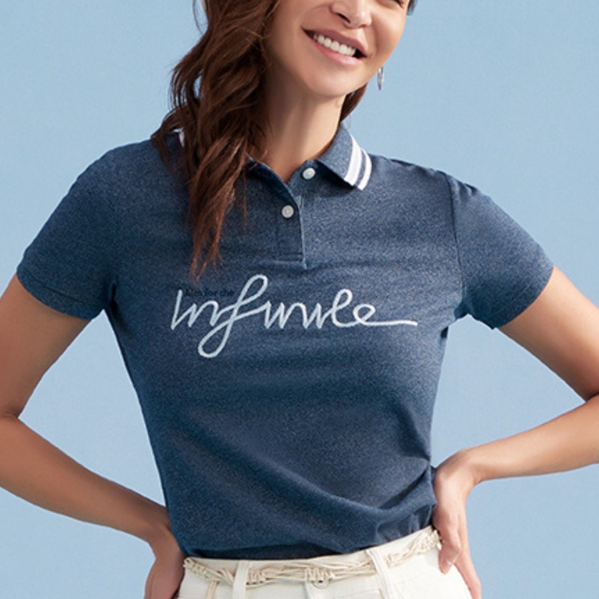 Women's Cotton Lycra Piqué Bold Polo - Giordano