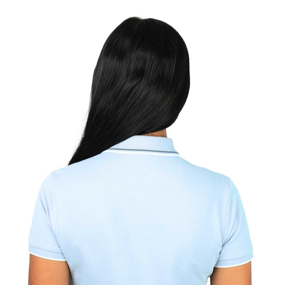 Women's Cotton Lycra Slim Fit Solid Polo - Giordano