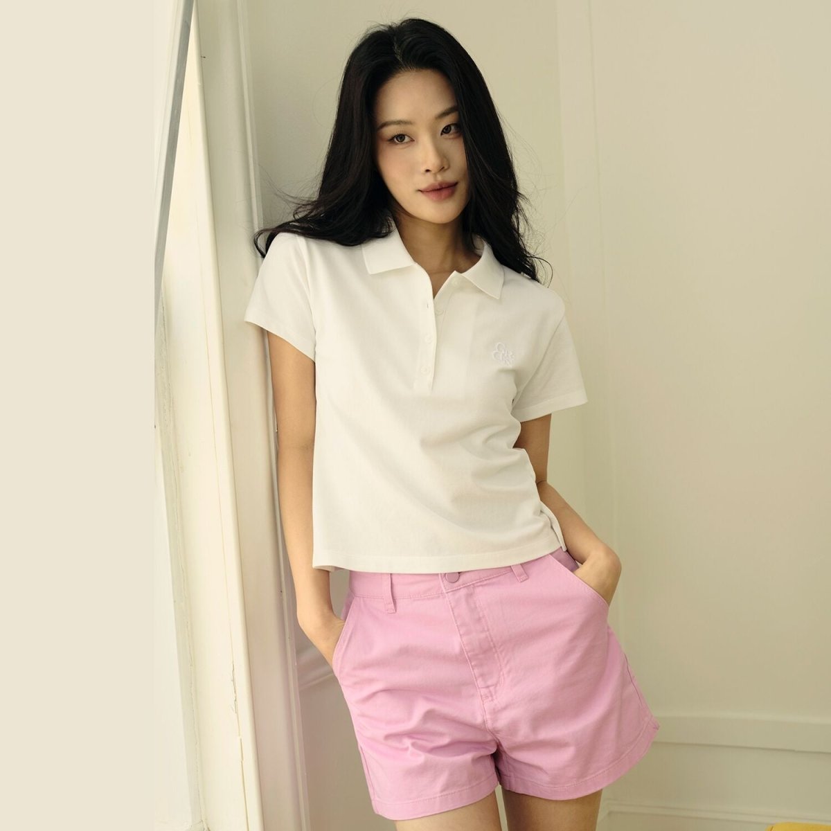Women's Cotton Pique Slim Fit Polo | Korea Collection - Giordano