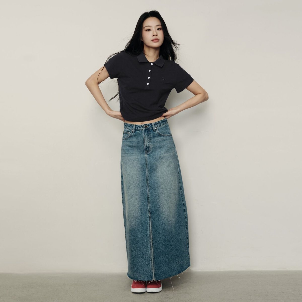 Women's Cotton Pique Slim Fit Polo | Korea Collection - Giordano