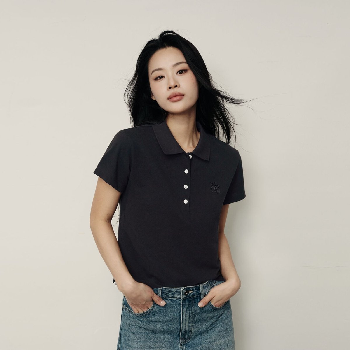 Women's Cotton Pique Slim Fit Polo | Korea Collection - Giordano